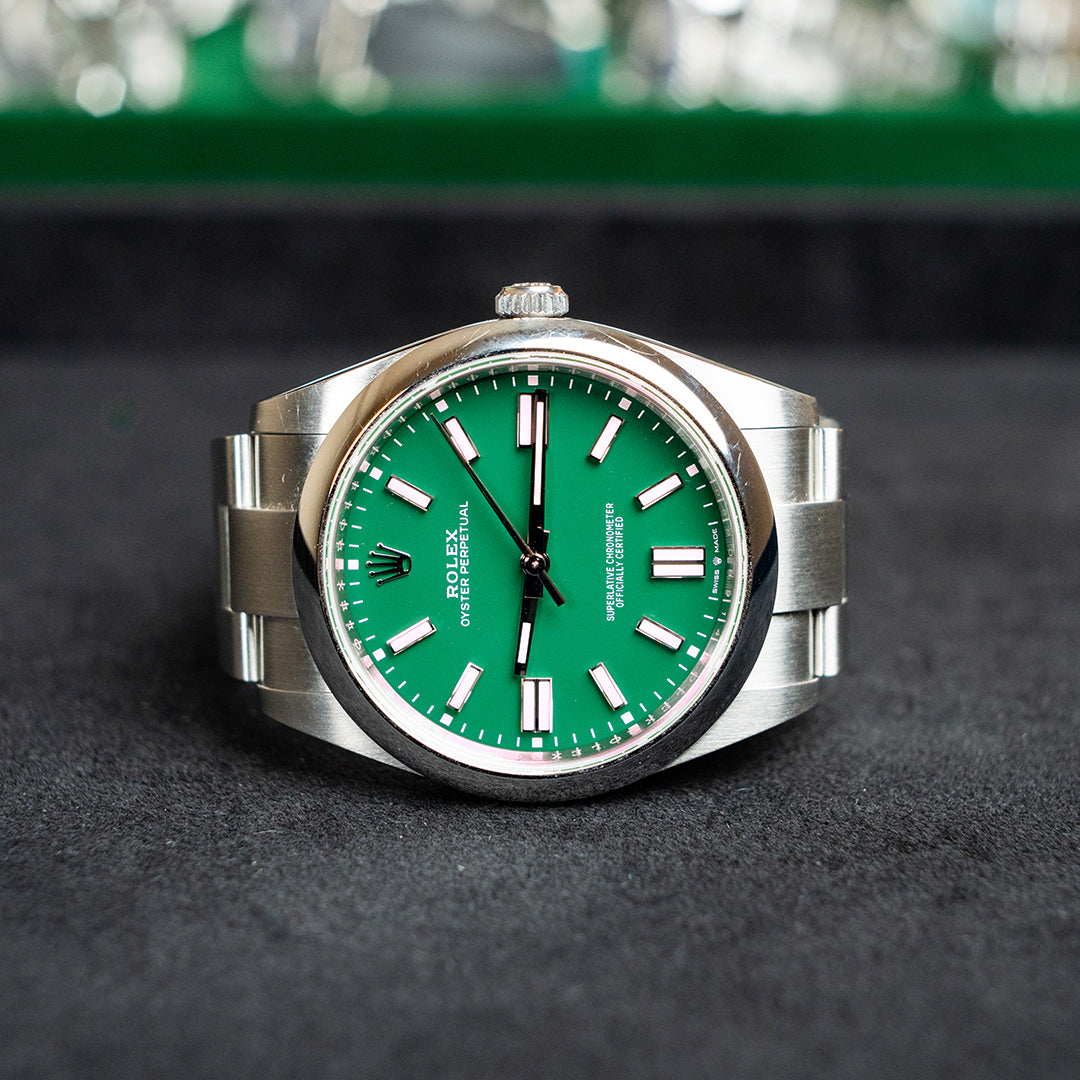 Rolex Oyster Perpetual 124300 - Quadrante verde